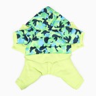 Комбинезон "Go-Иди" с утяжкой, размер 14 (ДС 32, ОГ 42, ОШ 31 см), зелёный/камуфляж - фото 22707634