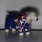 Комбинезон "Go-Иди" с утяжкой, размер 16 (ДС 36, ОГ 46, ОШ 35 см), синий/камуфляж - фото 22707677