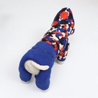 Комбинезон "Go-Иди" с утяжкой, размер 16 (ДС 36, ОГ 46, ОШ 35 см), синий/камуфляж - фото 22707670