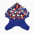 Комбинезон "Go-Иди" с утяжкой, размер 16 (ДС 36, ОГ 46, ОШ 35 см), синий/камуфляж - фото 22707674