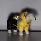 Комбинезон «Анорак», светоотражающий, размер 18, ДС 40, ОГ 50, ОШ 38 см, чёрный, жёлтый - Фото 14