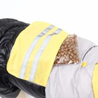 Комбинезон «Анорак», светоотражающий, размер 18, ДС 40, ОГ 50, ОШ 38 см, чёрный, жёлтый - Фото 8