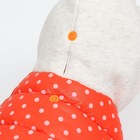 Комбинезон «Для прогулки», размер 18, ДС 40 см, ОГ 50 см, ОШ 38 см, оранжевый - Фото 6