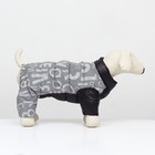 Комбинезон "Ультра" светоотражающий, размер 12 (ДС 24 см, ОГ 38 см, ОШ 27 см), чёрный - фото 24257424