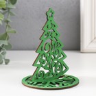 Фигурка на подставке "Елка" зеленая 10,2х8,3 см (набор 2 детали) - фото 49204481