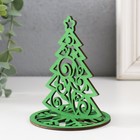 Фигурка на подставке "Елка" зеленая 10,2х8,3 см (набор 2 детали) - фото 49204482