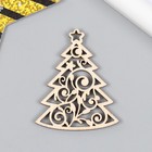 Бирка "Новый год" высота 5,5 см МИКС (комплект 15 шт) - фото 26349906