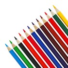Карандаши цветные Мульти-Пульти "Чебурашка", 12цв., заточен., картон, европодвес - Фото 3
