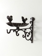 Настенный крючок декоративный с подставкой для мелочей «Две птицы», чугун, 14.5×28×21 см - Фото 3