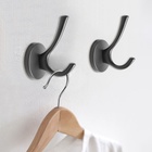 Крючок мебельный CAPPIO STRONG, двухрожковый, цвет черный - Фото 7