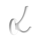 Крючок мебельный CAPPIO STRONG, двухрожковый, цвет белый - Фото 2