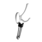 Крючок мебельный CAPPIO STRONG, двухрожковый, цвет белый - Фото 3