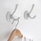 Крючок мебельный CAPPIO STRONG, двухрожковый, цвет белый - Фото 7