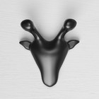 Крючок мебельный CAPPIO GIRAFFE, двухрожковый, черный - Фото 4
