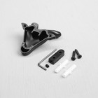 Крючок мебельный CAPPIO GIRAFFE, двухрожковый, черный - Фото 6