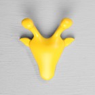 Крючок мебельный CAPPIO GIRAFFE, двухрожковый, желтый - Фото 4