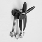 Крючок мебельный CAPPIO RABBIT, двухрожковый, черный - Фото 3