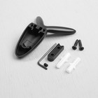 Крючок мебельный CAPPIO RABBIT, двухрожковый, черный - Фото 6