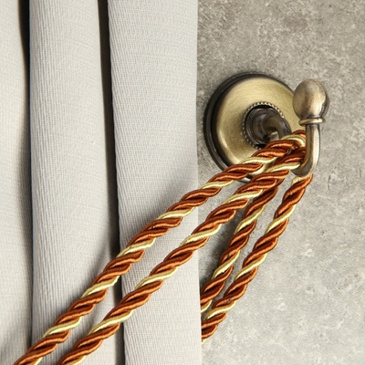 Держатель для штор однорожковый, CAPPIO KC112, цвет бронза, 2 шт.