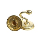 Крючок однорожковый для штор CAPPIO KC112, цвет золото, 2 шт. 9645350