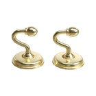 Крючок однорожковый для штор CAPPIO KC112, цвет золото, 2 шт. 9645350