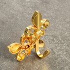 Крючок однорожковый для штор CAPPIO KC113, цвет золото, 2 шт - Фото 4