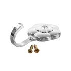 Держатель для штор однорожковый CAPPIO KC117, цвет хром, 2 шт. - Фото 7