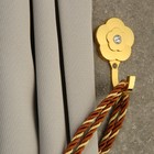Крючок однорожковый для штор CAPPIO KC117, цвет золото, 2 шт - фото 297169223