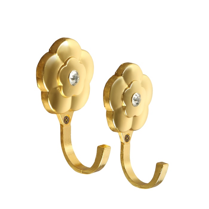 Держатель для штор однорожковый CAPPIO KC117, цвет золото, 2 шт.