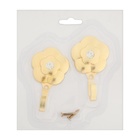 Держатель для штор однорожковый CAPPIO KC117, цвет золото, 2 шт. - Фото 8