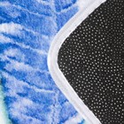 Коврик для ванной и туалета SAVANNA «Гранд», 50×80 см, голубой - Фото 5