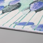 Коврик для ванной SAVANNA «Гранд», 50×80 см, цвет голубой - фото 7353911