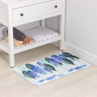 Коврик для ванной и туалета SAVANNA «Гранд», 50×80 см, голубой - Фото 2