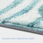 Коврик для ванной и туалета SAVANNA «Баунти», 50×80 см, зелёный - Фото 4