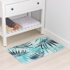 Коврик для ванной и туалета SAVANNA «Баунти», 50×80 см, зелёный - Фото 2