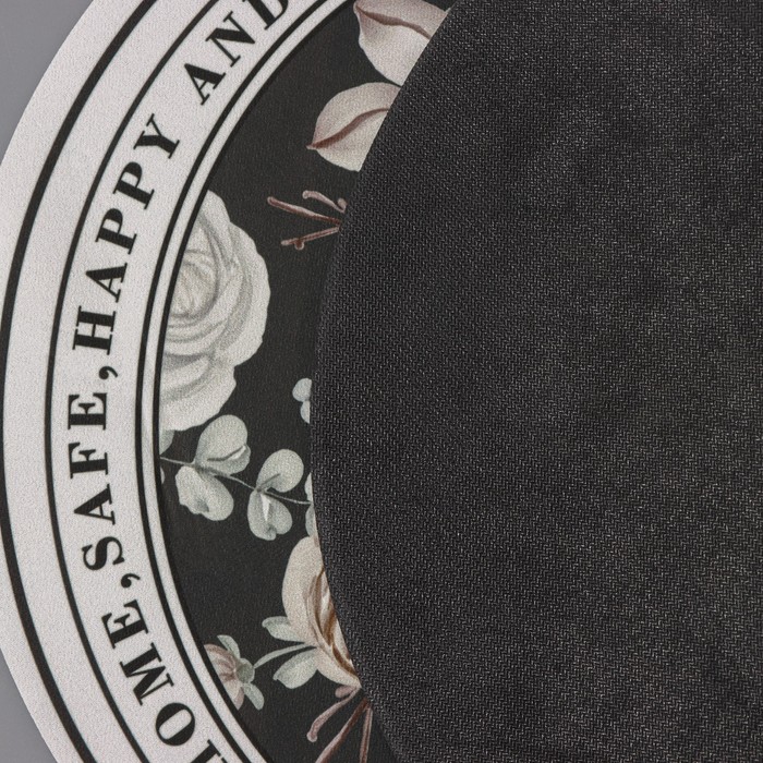 Коврик для дома SAVANNA «Ева», 38×58 см, цвет чёрный - фото 1896081396