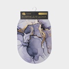 Коврик для ванной SAVANNA «Видение», 38×58 см, фиолетовый - Фото 6