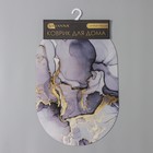Коврик для дома SAVANNA «Видение», 38×58 см, цвет серый - Фото 7