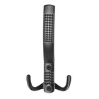 Крючок мебельный ТУНДРА TKT001, трехрожковый, черный - Фото 5