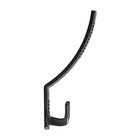Крючок мебельный ТУНДРА TKT001, трехрожковый, черный - Фото 6