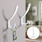 Крючок мебельный ТУНДРА TKT001, трехрожковый, белый - Фото 2