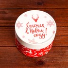 Коробка подарочная новогодняя «Счастья в Новом году» завальцованная, 13×8.5 см - Фото 4