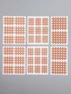 Тейп для лица, набор, 6 листов, бежевый - Фото 3