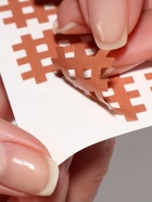 Тейп для лица, набор, 6 листов, бежевый - Фото 5