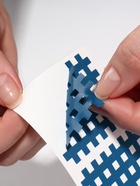 Тейп для лица, набор, 6 листов, синий - Фото 5