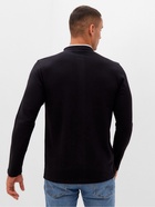 Лонгслив поло мужской MINAKU: Basic line MAN, чёрный, размер 44 - Фото 6