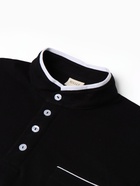 Лонгслив поло мужской MINAKU: Basic line MAN, чёрный, размер 44 - Фото 8