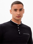 Лонгслив поло мужской MINAKU: Basic line MAN, размер 52, чёрный - Фото 4