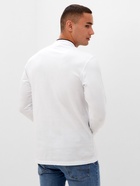 Лонгслив поло мужской MINAKU: Basic line MAN, размер 42. белый - Фото 12