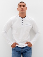 Лонгслив поло мужской MINAKU: Basic line MAN, размер 52, белый - Фото 10